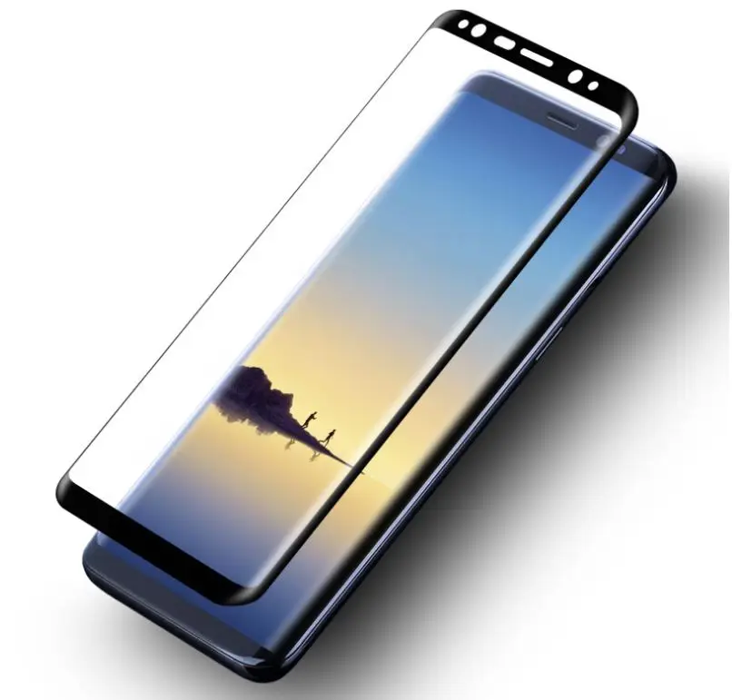 1 шт. изогнутое закаленное стекло для Samsung Galaxy note 8 5 note8 note5 | Мобильные телефоны и