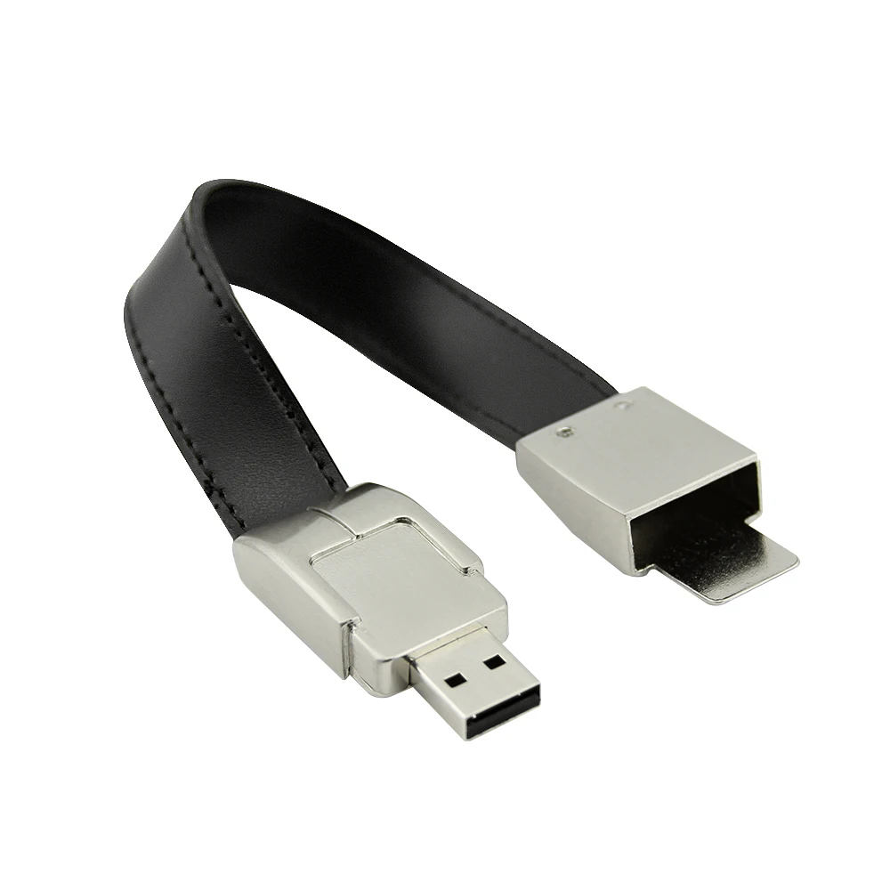 CHYI ремень браслет USB флэш-накопитель ручка драйвер черный ремень браслет дизайн карта памяти 4 ГБ 8 ГБ 16 ГБ 32 ГБ 64 ГБ Флешка в подарок