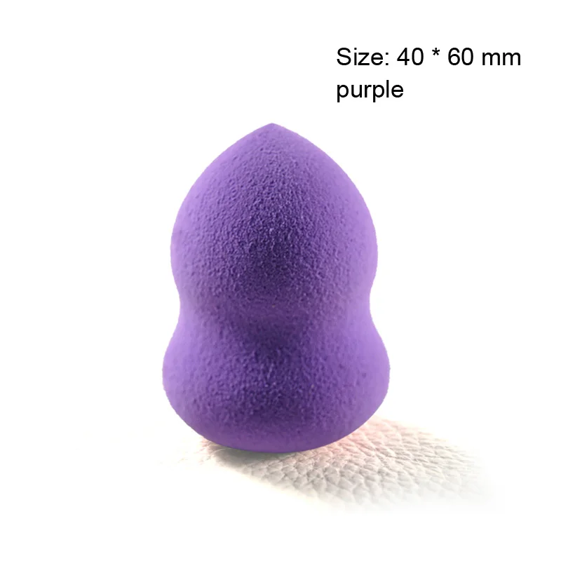 big purple OYAKOM макияж основа губка пудра пуховка гладкая Красота Макияж Губка красота консилер смешанные косметические инструменты спонж аксессуар - Цвет: big purple