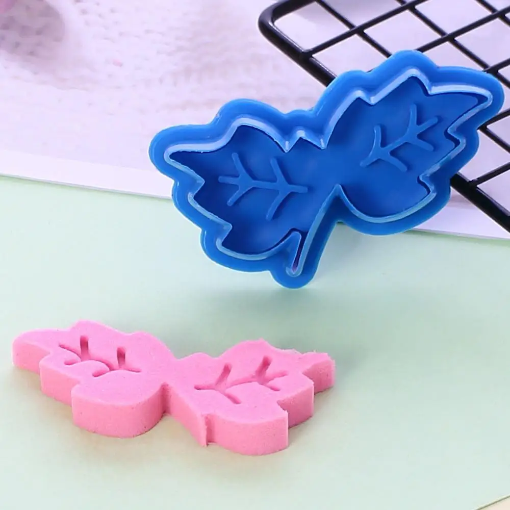 31-25 leaf 3D Мультяшные игрушки для нарезки печенья в виде животных пресс-форм Плунжер, сахарная мастика форма для выпечки бисквита набор для работы с мастикой «сделай сам» отделочных работ подарок для ребенка - Цвет: 31-25 leaf