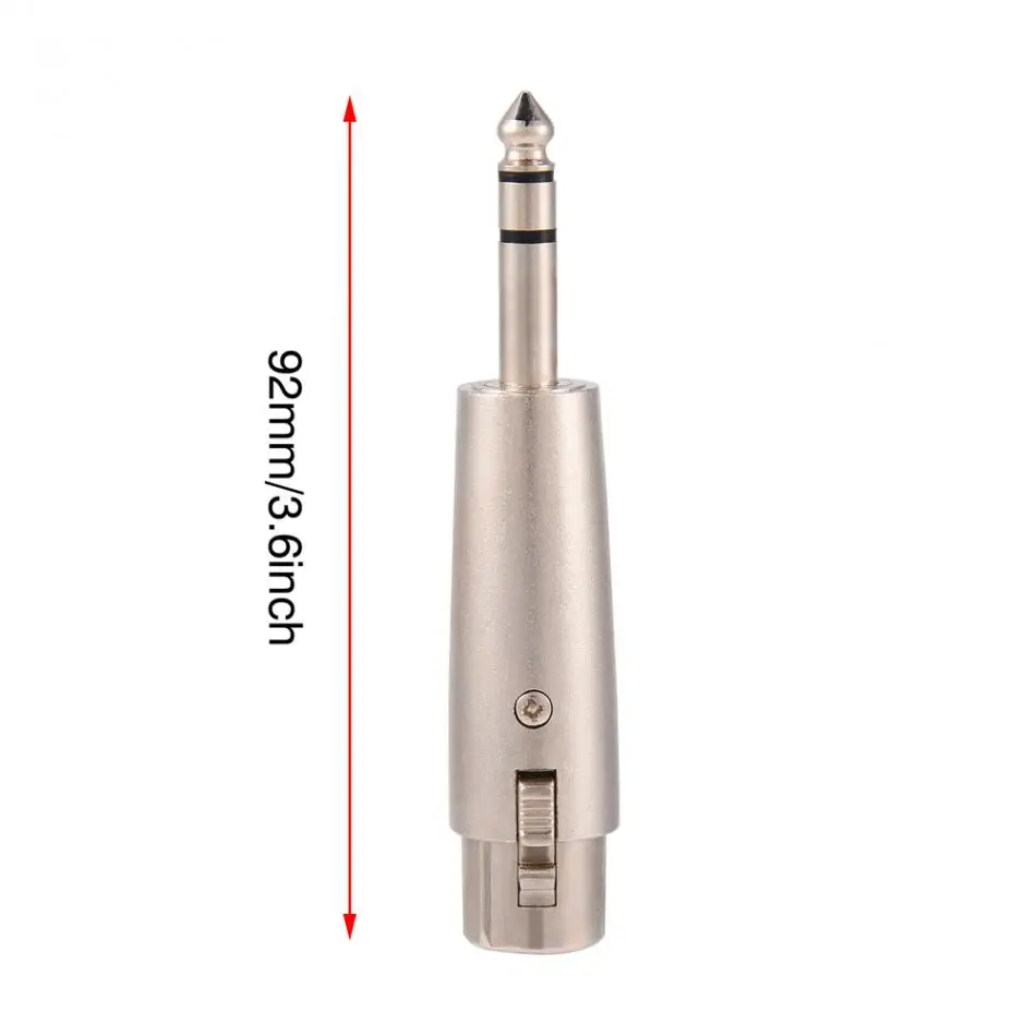 4 шт. 3 контактные разъемы для микрофона 6 35 мм 1/4 дюйма|xlr female|xlr 3-pinxlr xlr |
