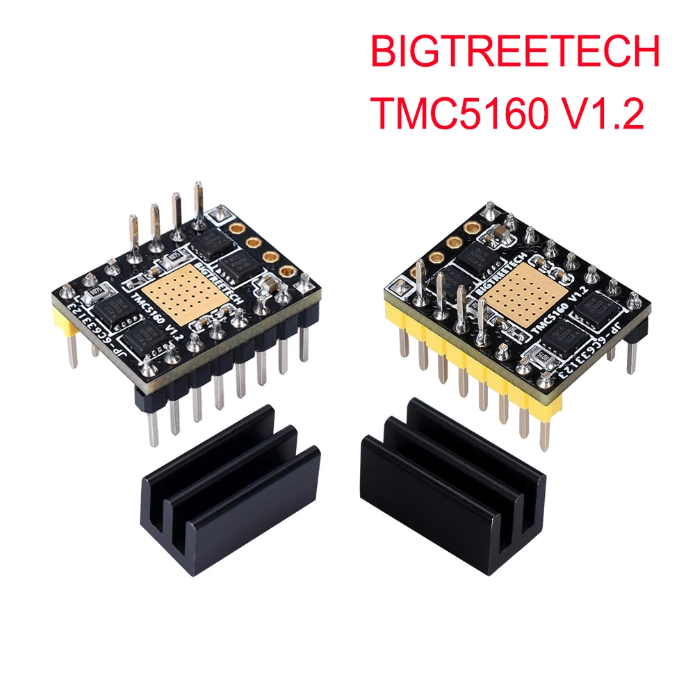 BIGTREETECH TMC5160 V1.2 SPI Драйвер шагового двигателя бесшумный драйвер StepStick части 3D-принтера для SKR PRO SKR V1.3 MKS VS TMC2208