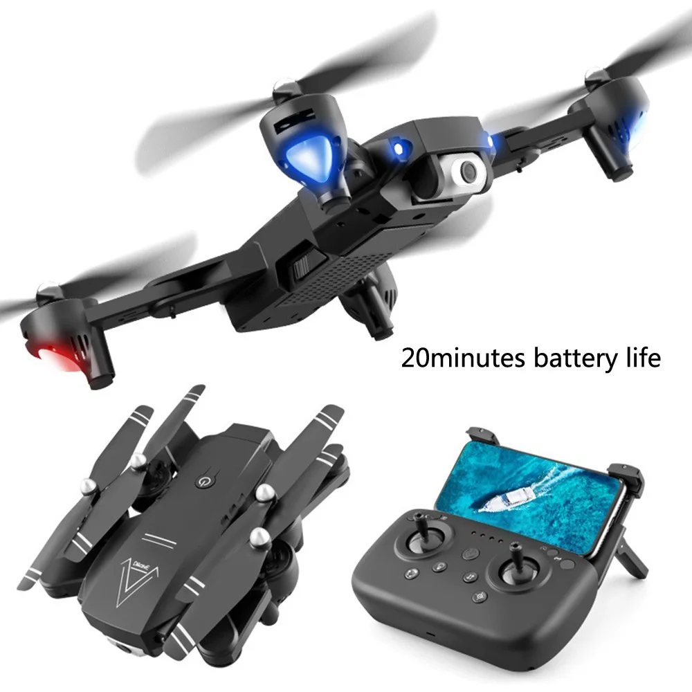 Дрон с широкоугольной HD камерой Профессиональный WIFI FPV Квадрокоптер