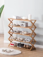 simple shoes shelf space dustproof multi layer shoe storage economy free installation dormitory household folding shoe rack