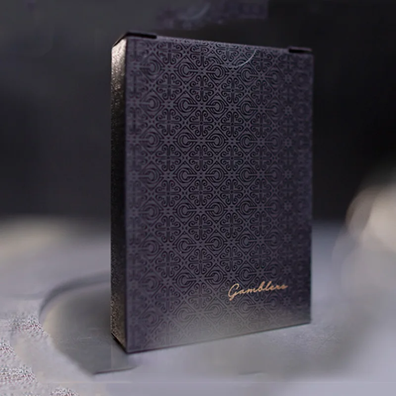 Gambler's Playing Cards(Borderless Black) by Christofer Lacoste and Drop Thirty Magic Props