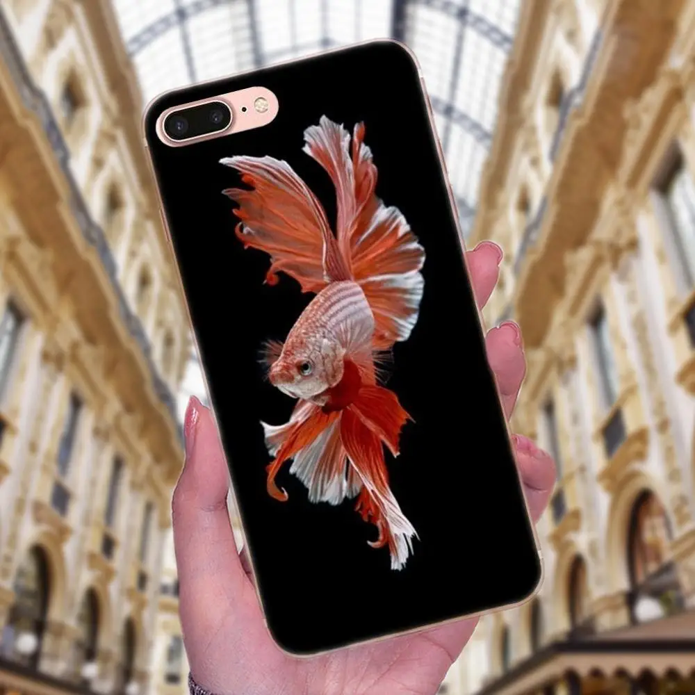 Цветной мягкий чехол Betta Fish для Huawei P8 P9 P10 P20 P30 Mate 7 8 9 10 20 Lite Plus Pro 2017 | Мобильные