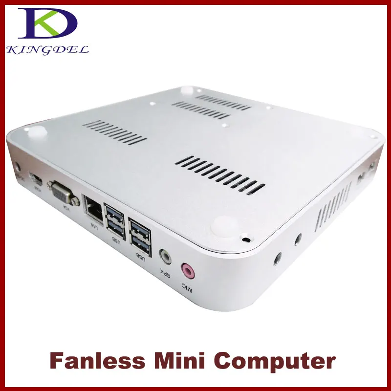 8GB RAM 64GB SSD Mini Desktop Nettop PC Intel Celeron 1037U Dual Core 1.8Ghz CPU 1080P USB 3.0 HDMI VGA Fanless Metal Case | Компьютеры и