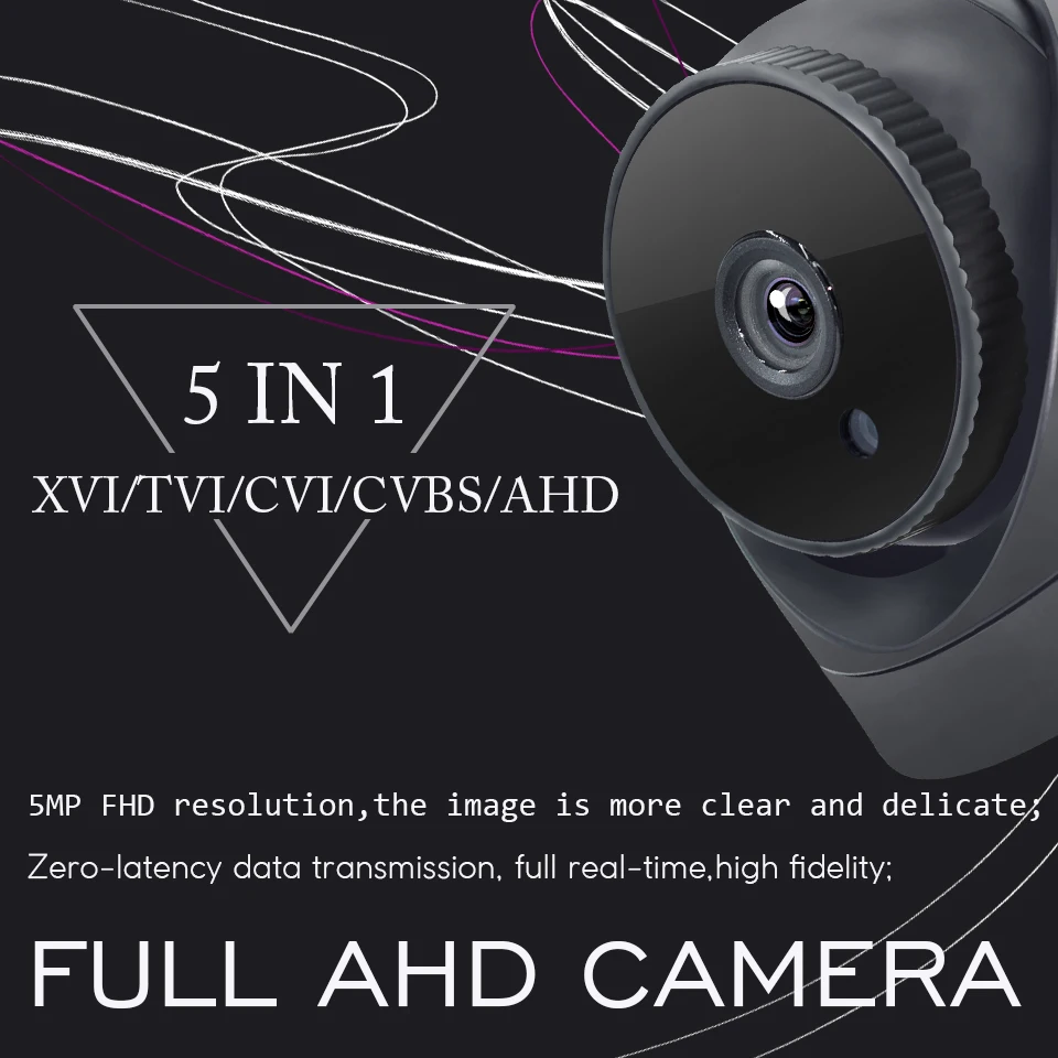OUERTECH 5 мегапикселей XVI/TVI/CVI/CVBS/AHD в 1 AHD купольная камера системы видеонаблюдения