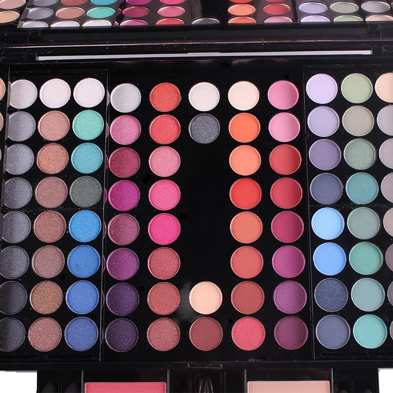 Набор для макияжа MISS ROSE в форме рояля тени век румяна палитра бровей 180 цветов