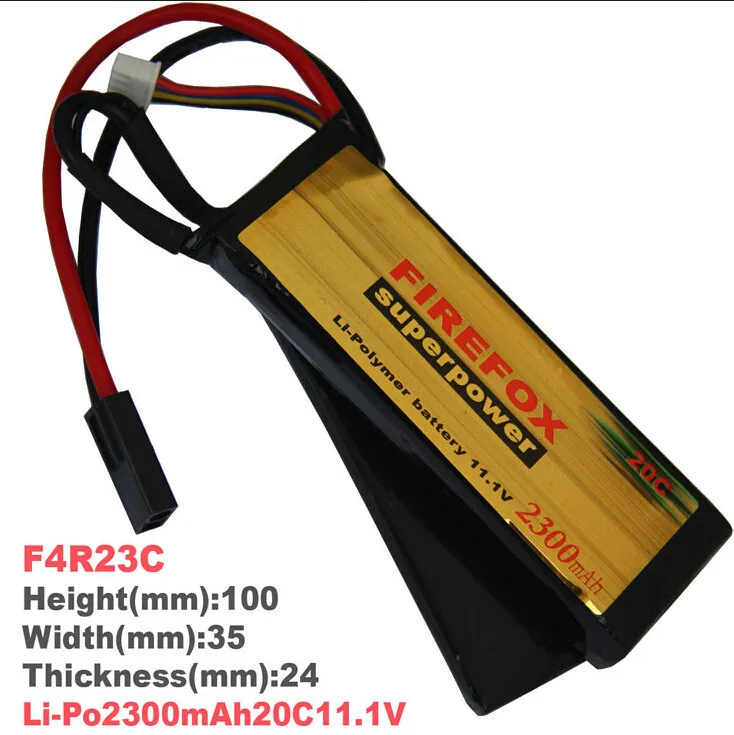 1pcs 100% Orginal FireFox 11.1V 2300mAh 20C 2 cell Li Po AEG Airsoft Battery F4R23C Drop shipping | Игрушки и хобби