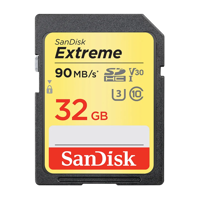 SanDisk Extreme sd карта класс 10 32 Гб 90 МБ/с./с самая быстрая памяти для Canon 64 SDHC/SDXC 128 карты