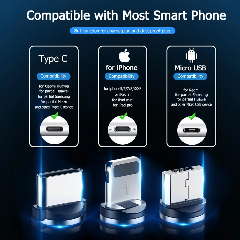 CAFELE Магнитный кабель зарядное устройство для iPhone Micro type C USB Redmi Note 7 6 8 XS MAX XR huawei