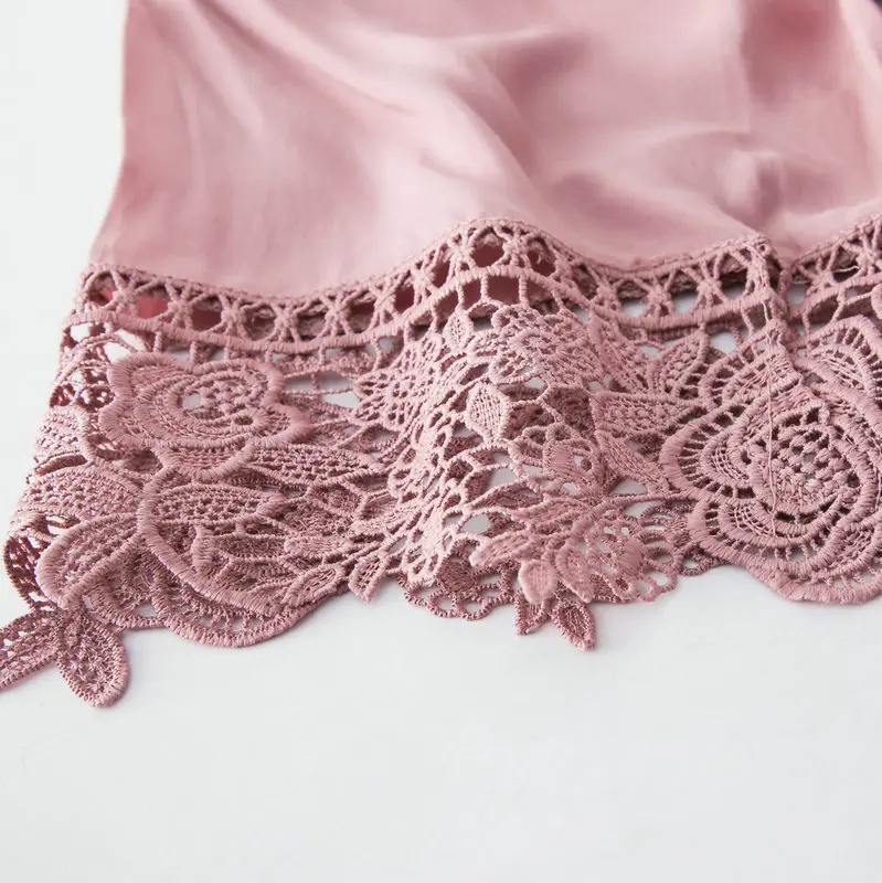 YUXINBRIDAL Новое однотонное хлопковое кимоно Mauve халаты с кружевной отделкой женское свадебное платье халат пижамы белый