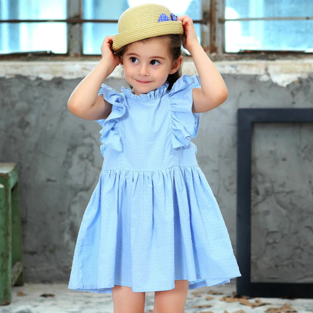 baby girl dress summer 2020 little girls dresses cotton kids princess party children clothes size for 2 3 4 5 6 7 8 years | Детская