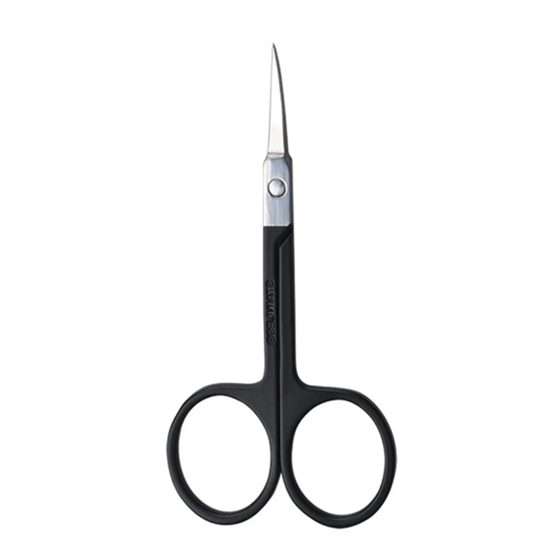 Curved Scissor Бритва для бровей Brainbow, триммер, изогнутые Острые Ножницы для макияжа, хорошо закрытый пинцет для бровей, инструменты для коррекции бровей, удаления волос на лице - Цвет: Curved Scissor