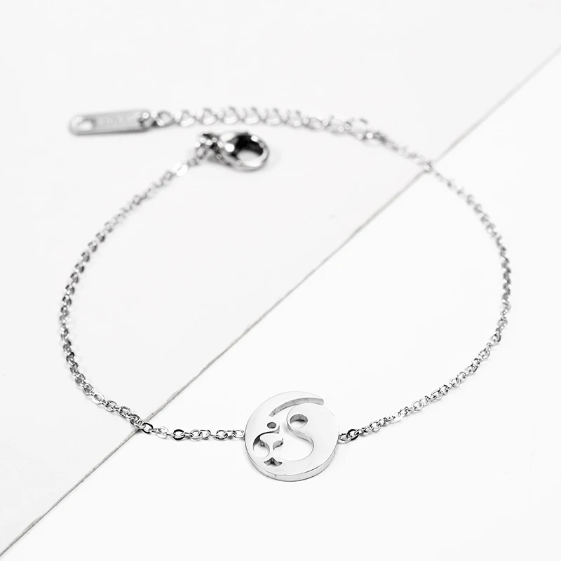 SHE WEIER charm chain link bracelets bangles friendship braclet hand braslet female femme girl dog gold | Украшения и аксессуары