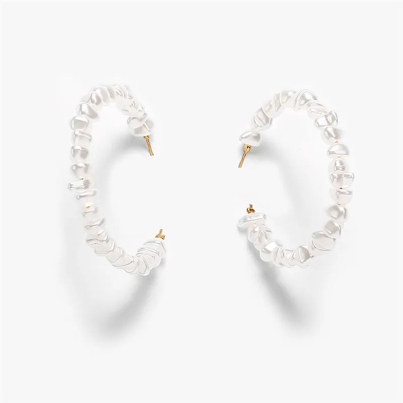 TOP Earrings 3 17 км большие золотые ZA Висячие серьги для женщин девушка кристалл оболочки имитация жемчуга висячие серьги модные свадебные украшения - Окраска металла: TOP Earrings 3