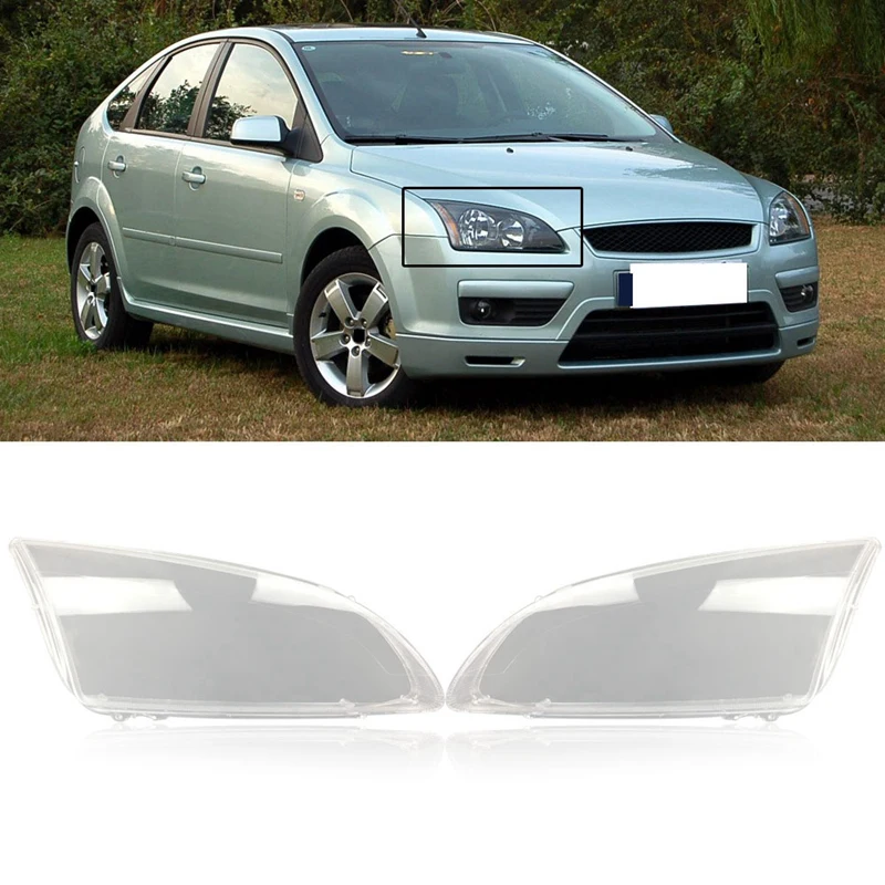 1 пара передняя левая и правая крышка для фар автомобиля Ford Focus 2005 2006 2007 2008 |