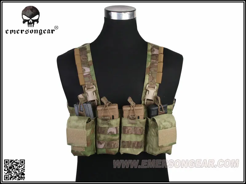 EmersonGear легкая Грудь Rig страйкбол боевой Молл жилет EM7450|vest airsoft|airsoft multicam vestairsoft chest |