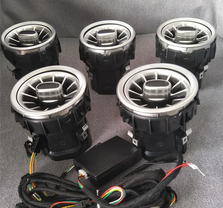 

for benz E class W213 GLC GLE w205 Air conditioning Turbine outlet LED Interior Lights air vent ambient lights atmosphere lamp