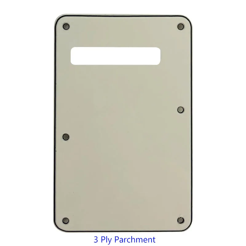 3Ply Parchment Pleroo пользовательские гитарные части-для США Страт гитара тремоло крышка Страт задняя пластина Гитара Pickguard скретч пластина - Цвет: 3Ply Parchment