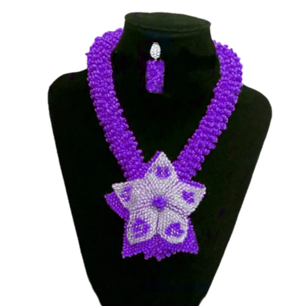 Комплект из колье и серёг 7 цветов | Украшения аксессуары