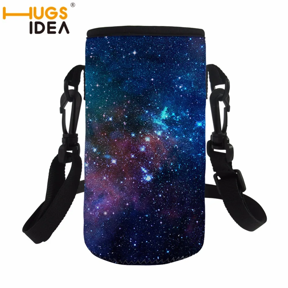Чехол для бутылки HUGSIDEA Space Galaxy защитный чехол с вакуумной водой ремешком