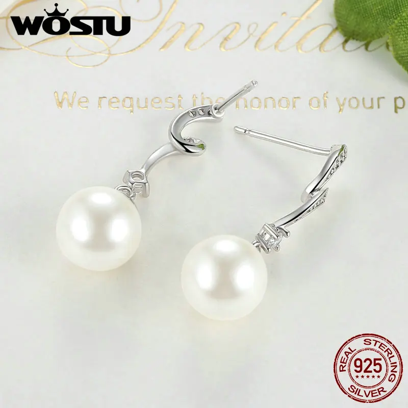 Женские серьги подвески из серебра 100% пробы с жемчугом|earrings for|dropping earrings for womendrop |