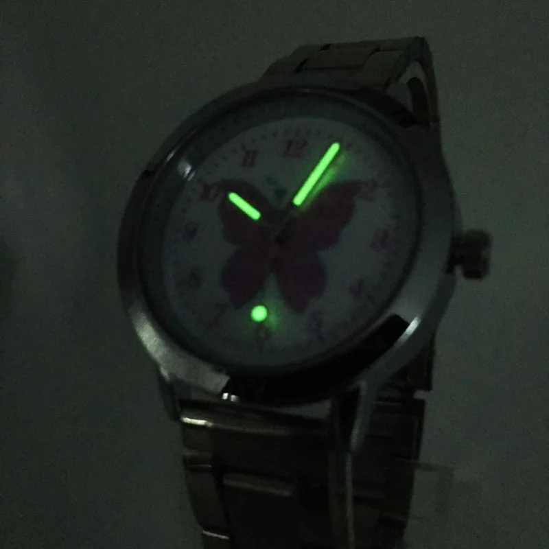 Розовое нижнее белье с принтом в виде бабочки для девочек женские часы 2021 новых