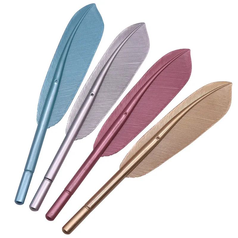 40 pcs Mixed color 40 шт пластиковые ручки перо Шариковая ручка смешанный цвет милый дешевый товар Kawaii ручка школьные канцелярские наконечники перо 0,38 мм - Цвет: 40 pcs Mixed color