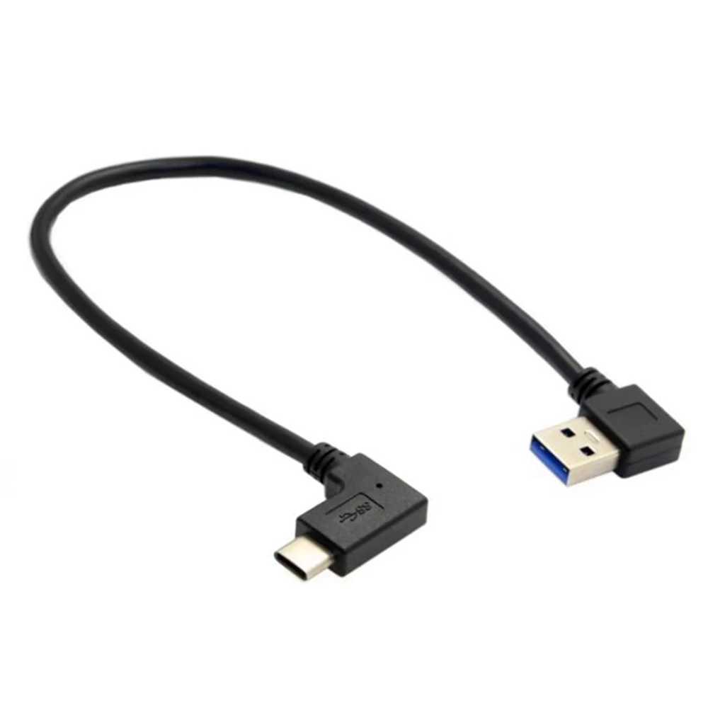 USB кабель для передачи данных двусторонний с углом поворота 3 1 градусов 30 см|angle usb