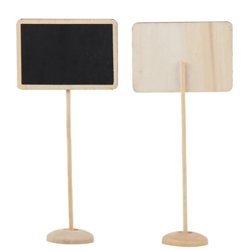 5 шт. деревянная мини-доска с подставкой | Дом и сад