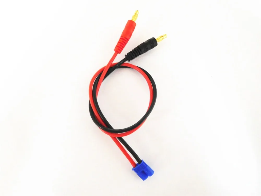 50 шт. EC2 свинцовый кабель для зарядного устройства Hubsan H501S 15 см 16AWG силиконовый