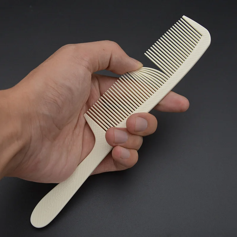 Профессиональная парикмахерская карбоновая расческа белого цвета популярная