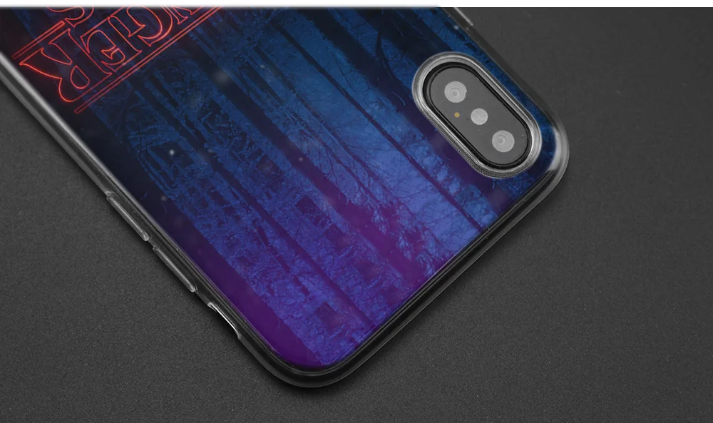 KMUYSL странные вещи плакат ТПУ Прозрачный мягкий кремний чехол для iPhone X 7 8 6 6s Plus 5 5S SE 5C