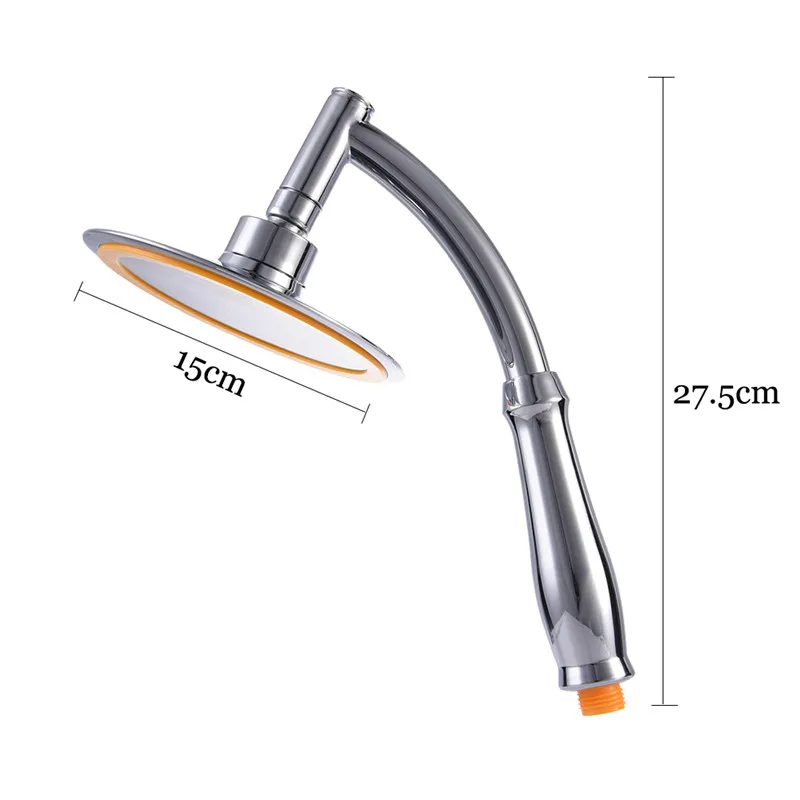 6 дюймов Ванная комната Насадки для душа круглый Chrome ультра тонкий насадкой