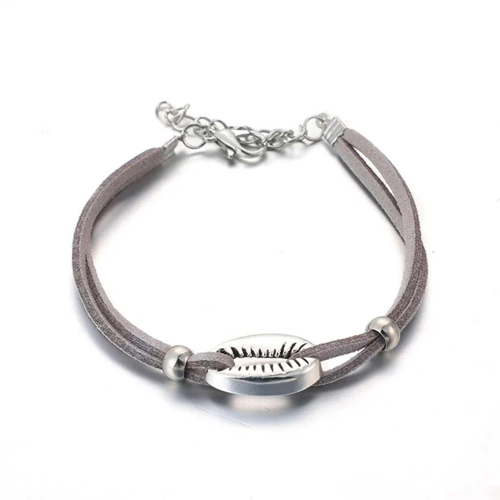 4 шт. женский браслет мужской в стиле бохо ювелирные изделия браслеты из ракушек