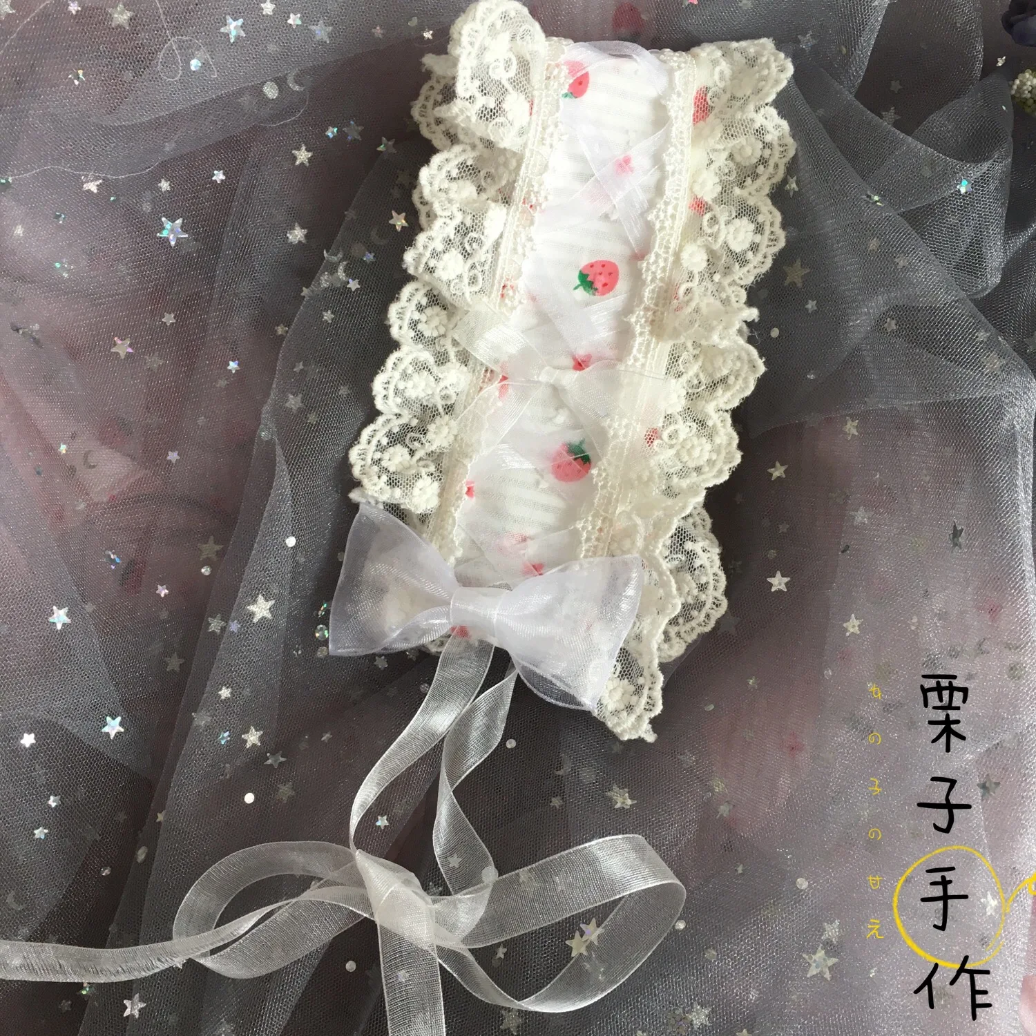 

Lolita strawberry hair band soft sister cute daily Lolita KC hair accessories