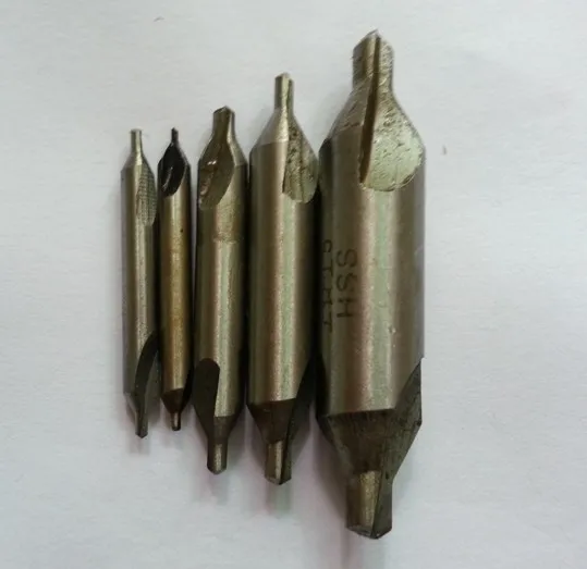 

Новинка 5 шт./лот HSS серебристый тон комбинированный центр сверла зенковки Набор бит Бесплатная доставка