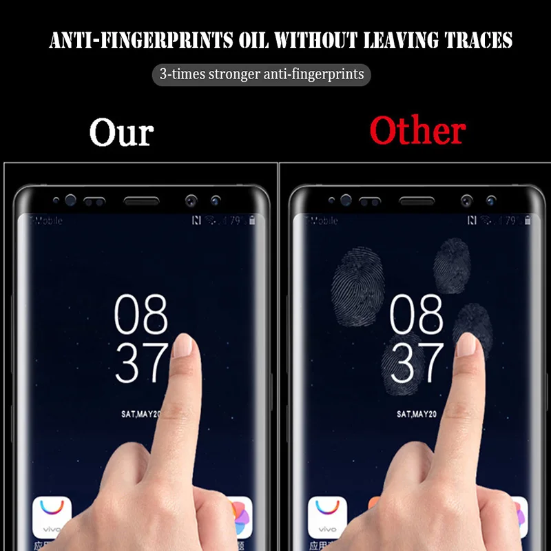 Защитное стекло S9Plus Note9 для samsung s9 plus note 9 Защитная пленка экрана samsun 3d изогнутая