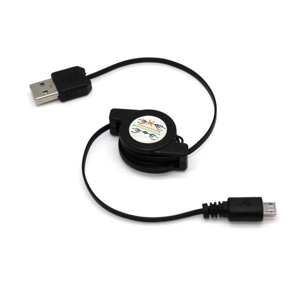 Кабель Micro USB 2 0 выдвижной шнур для синхронизации данных и зарядки всех телефонов