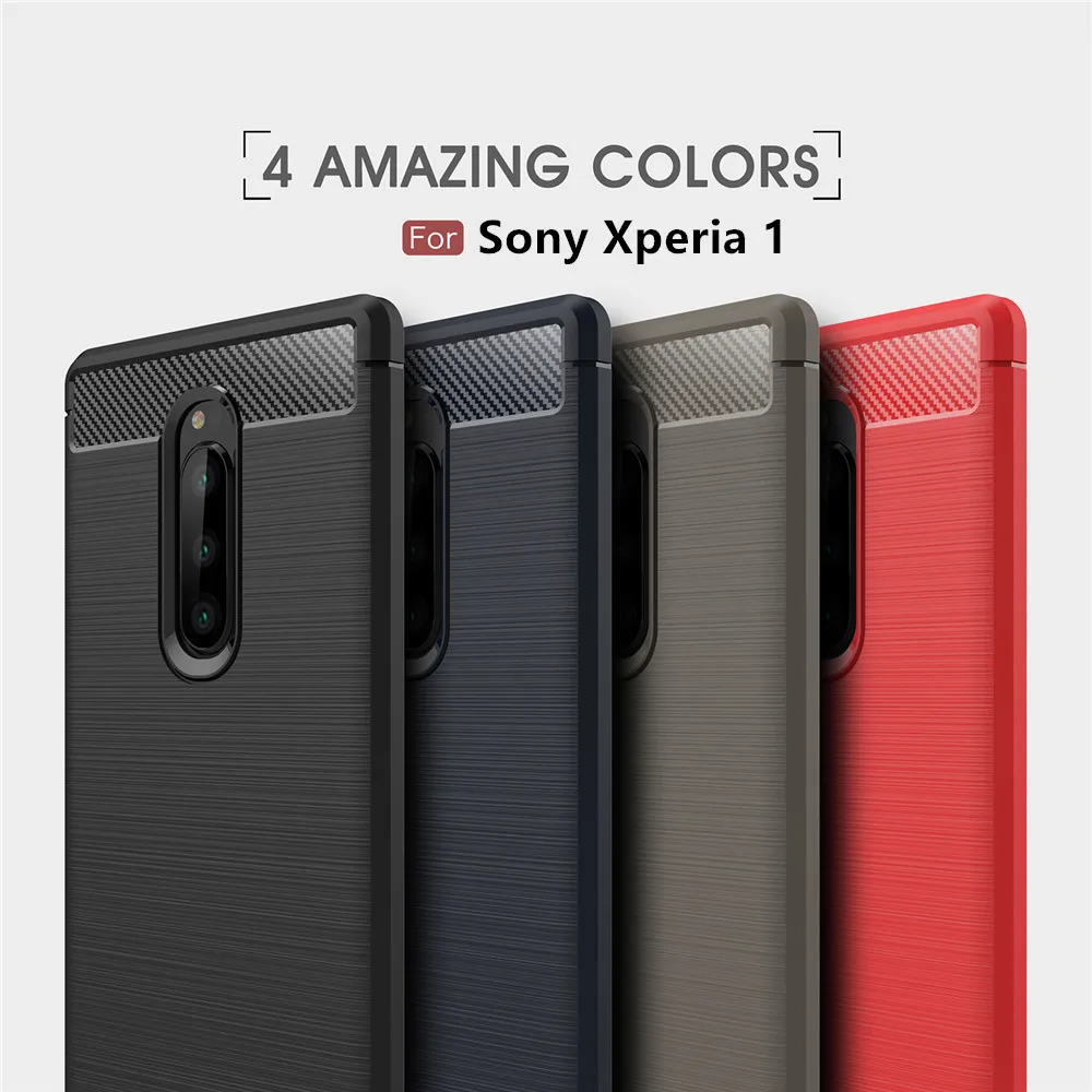 Для Sony Xperia 1 чехол 6,5 дюймов роскошный полностью Мягкий ТПУ силиконовый чехол противоударный чехол для Sony 1 J8110 J8170 J9110 чехлы для телефонов