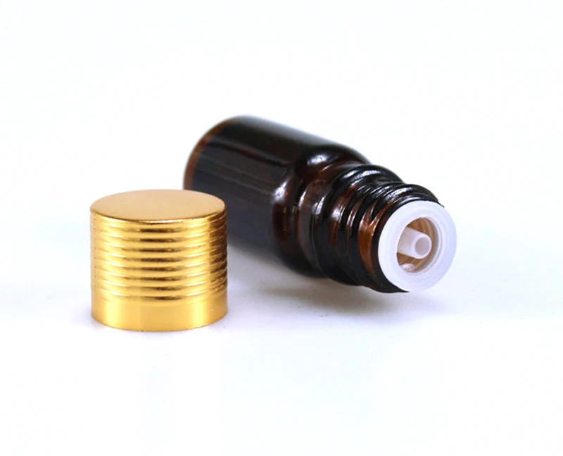 50 шт./лот 5ml10ml15ml портативный Янтарный стеклянный флаконы капельницы флаконы для эфирных масел с отверстием редуктор и крышка проба бутылки