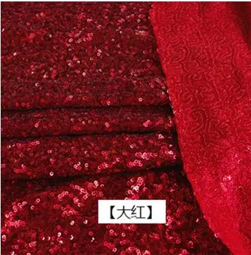 Red 3 мм Мини блесток ткань материал потрясающий по всему BLING маленькими сверкающими блестками на сетке. Свадьбы, украшения, танцевальная одежда - Цвет: Red