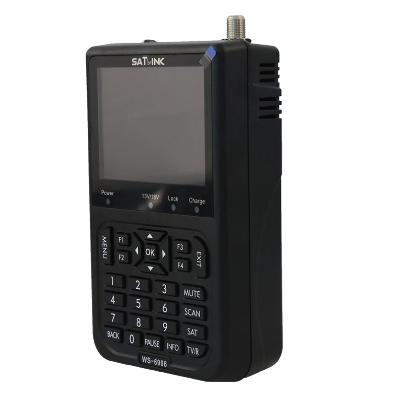 Оригинальный Горячий Satlink WS 6906 DVB S 3 5 дюймов lcd цифровой ресивер fta спутниковый