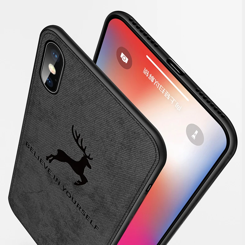 Чехол для Iphone X XS Max жесткие чехлы из поликарбоната 7 Plus 8plus чехол телефона тканевый