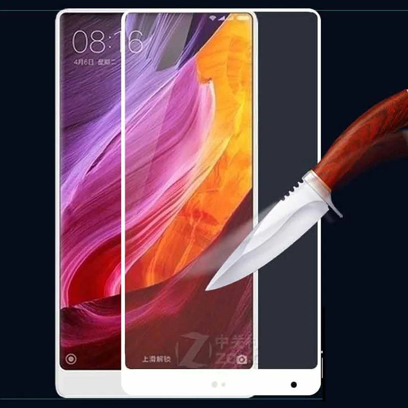 2 шт. черное полное покрытие закаленное стекло для Xiaomi Mi Mix защита экрана