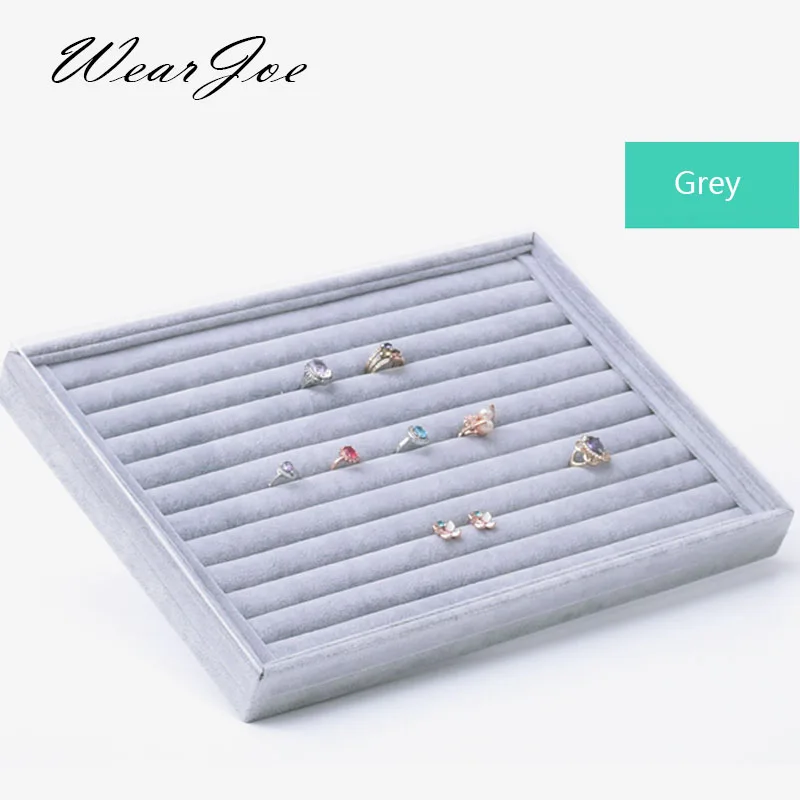 Классический качественный деревянный органайзер для хранения кольца большого