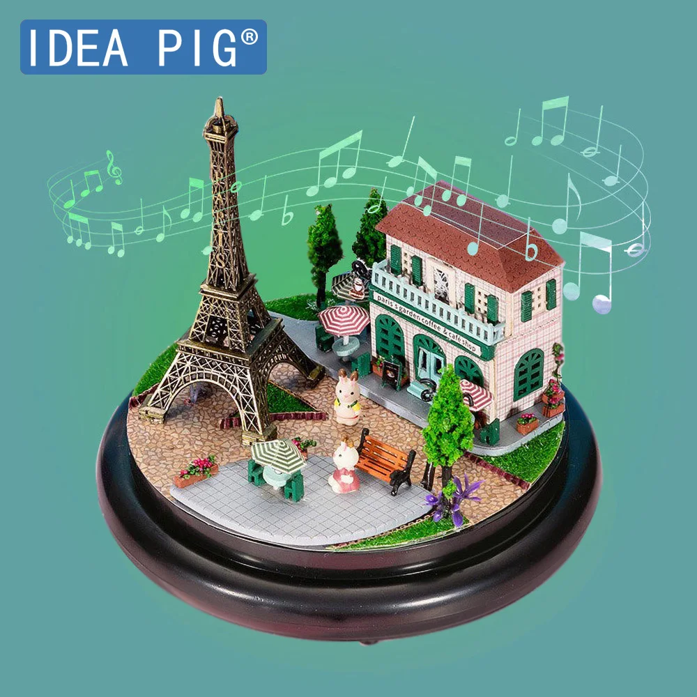 3D ремесло современный DIY Миниатюрный креативный сад домашнее украшение мини