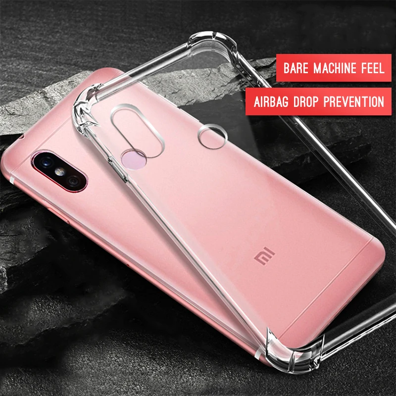 Мягкий прозрачный чехол из ТПУ для Xiaomi Redmi Note 6 5 Pro 6A Plus Pocophone F1 Mi 8 SE A2 Lite 6X 5X Mix 3 2S Max